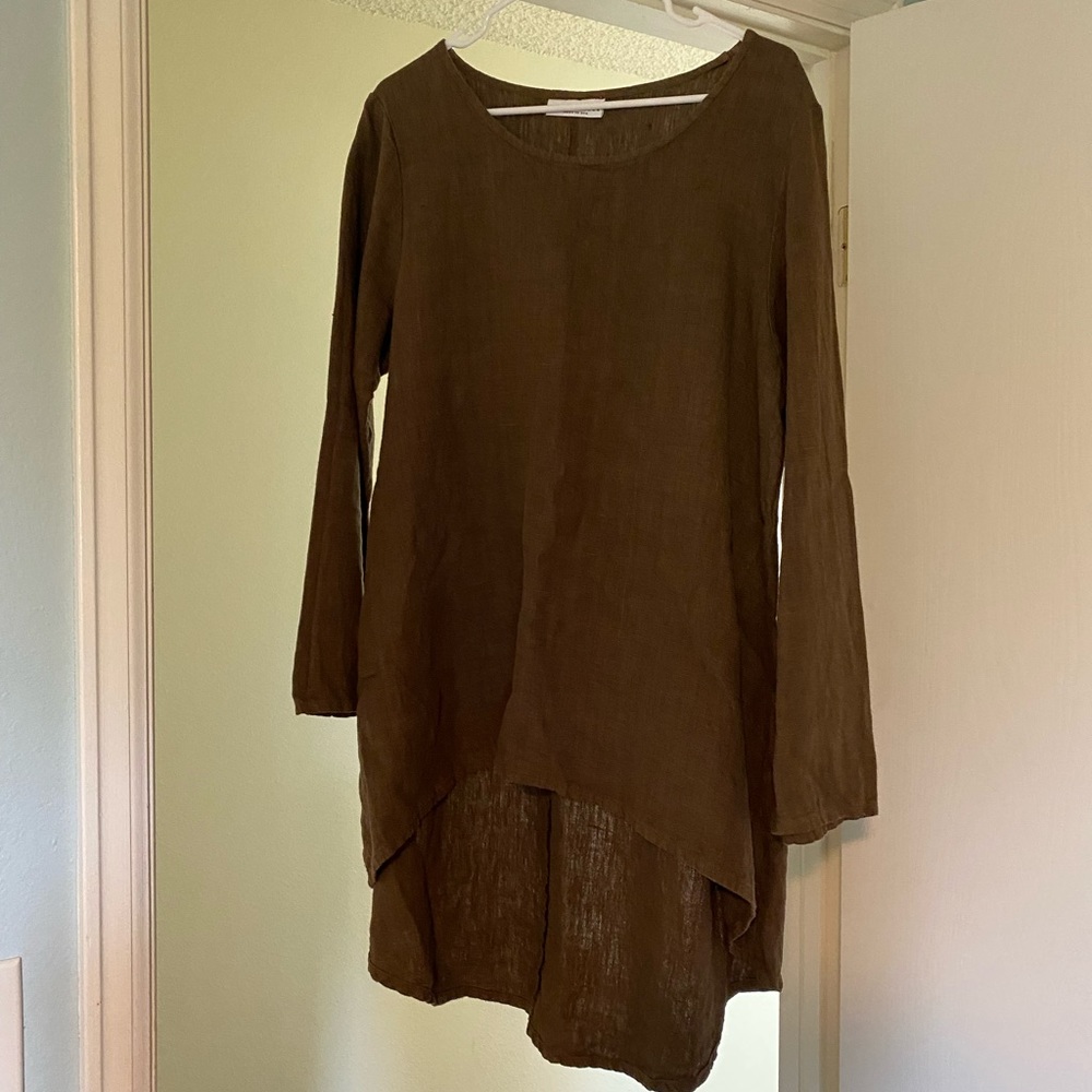 Bryn Walker Linen Tunic - Size L